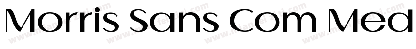 Morris Sans Com Med字体转换